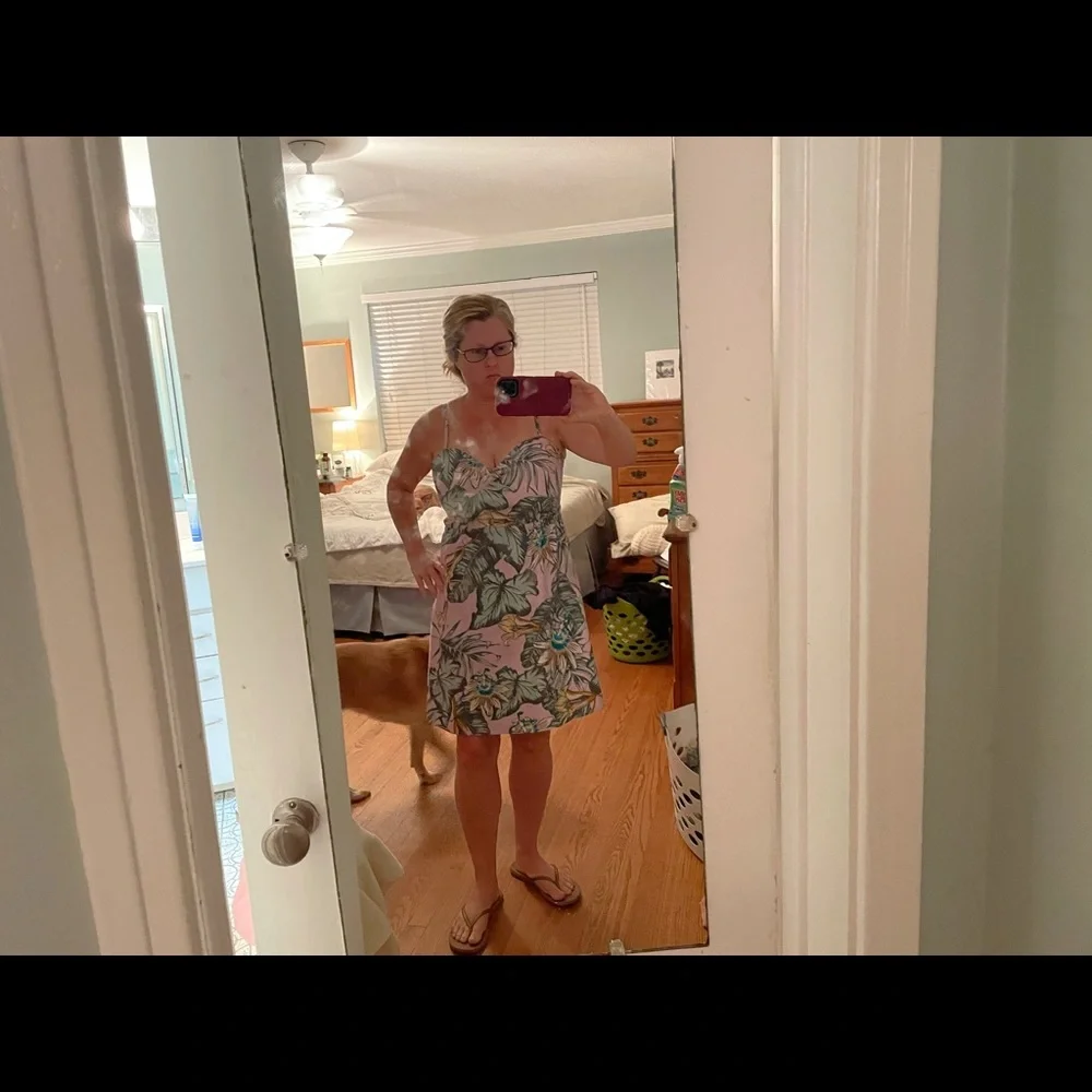NWT J Crew Flowered Dress - Picture 6 of 6